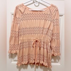 Free People Peachy Pink Top